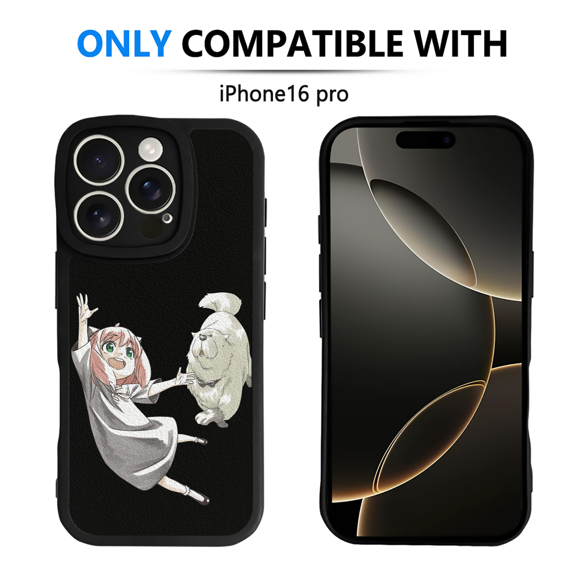 （画像用） SPY×FAMILY间谍家家酒 【iPhone 16シリーズ対応】シリコンスマホケース（レザー調） 材質：シリコン
